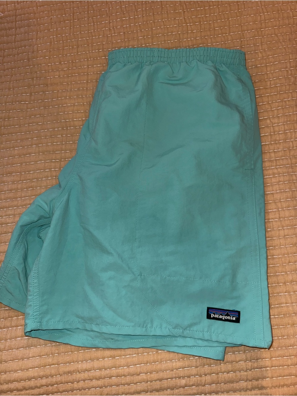 Patagonia Men's Turquoise Swim Shorts - Picture 2 of 4